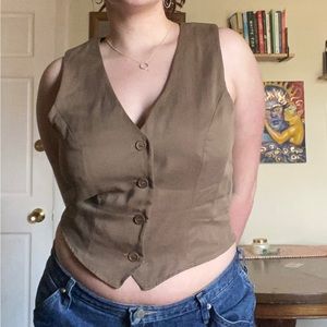 Reformation Devin Twill Vest